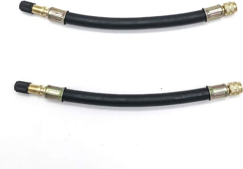 KZQ - Prolunghe per valvole adattatore per prolunga valvola, tubo flessibile per valvola da 210 mm, tubo in gomma per pr...