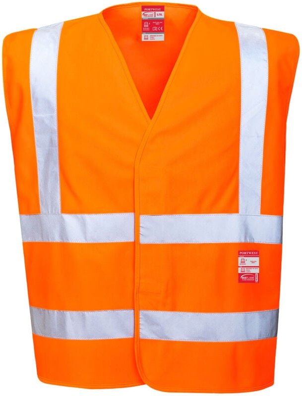 Flammhemmendes HV-Weste Orange 2XL/3XL