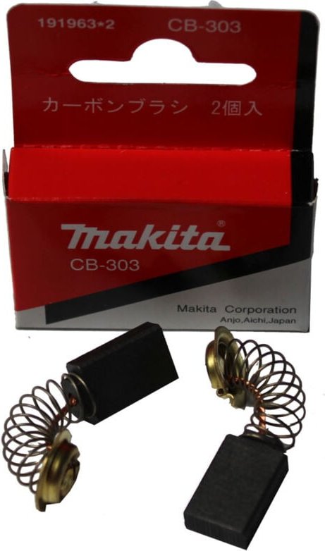Satz von 2 Kohlebürsten cb 303 für Markenwerkzeug Makita 191963-2