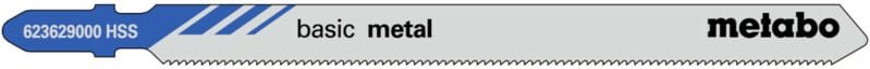 Metabo - 25 Stichsägeblätter basic metal 106/1,2mm, hss, Type 23629
