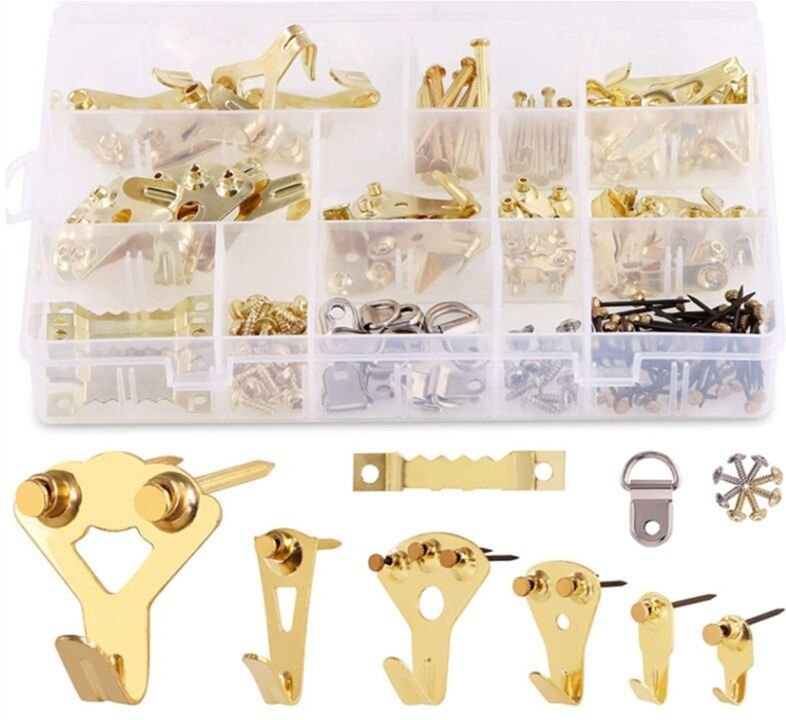 160-teiliges Bilderhaken-Set, strapazierfähiges Aufhängen