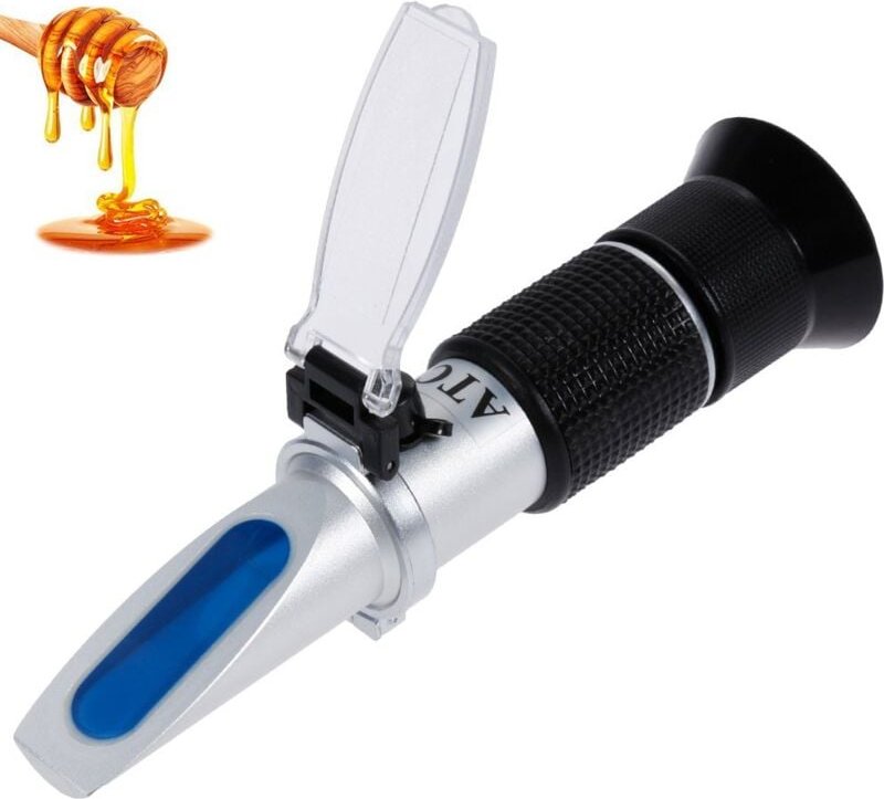 Fitags - Tragbares Brix-Refraktometer, Wein-Refraktometer, manuelles Refraktometer zur Messung des Zuckergehalts für Wei...
