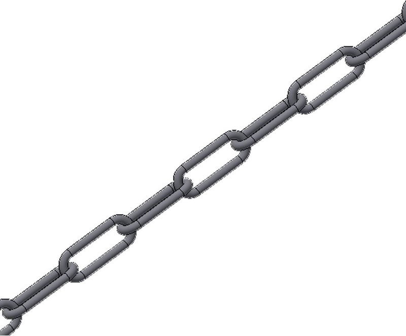 Hailo Edelstahlkette zum Befestigen der Leiter