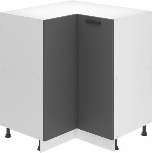 Unterschrank Küche, Küchenunterschrank 90 cm Breite. snp Küchenunterschrank ohne Arbeitsplatte. Eckschrank Küche mit 1 T...