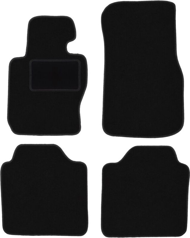 Schwarze Veloursmatten für: BMW 3 F34 Gran Tourismo (2013-2020)
