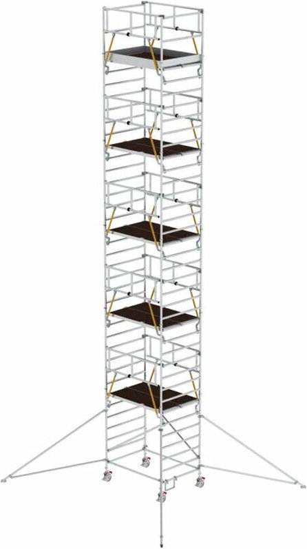 MUNK Rollgerüst SG mit Doppelplattform 1,35x1,80m und Ausleger 12,35m AH