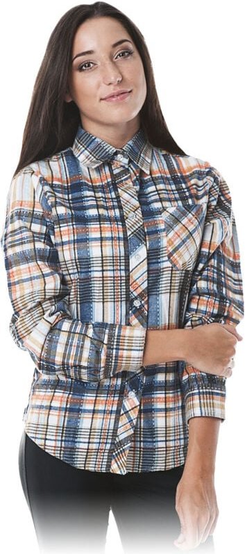 Damen-Arbeitshemd Flanellhemd L