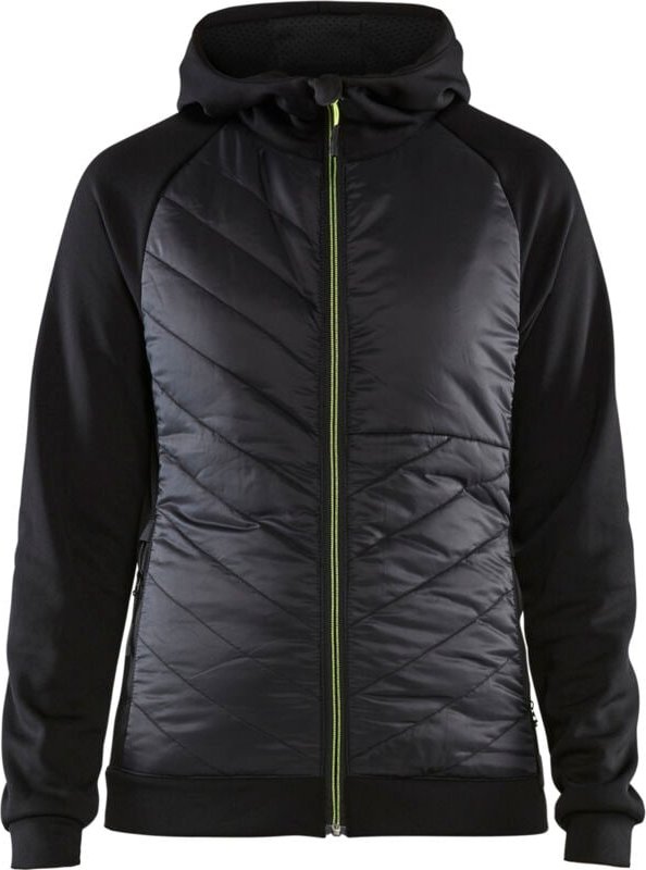 Hybrid-Arbeitsjacke für Damen 3464 – Schwarz/Neongelb S