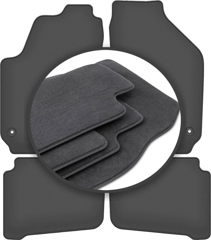Premium-Fußmatten für: Volkswagen Polo IV 9N Schrägheck (2001-2009)