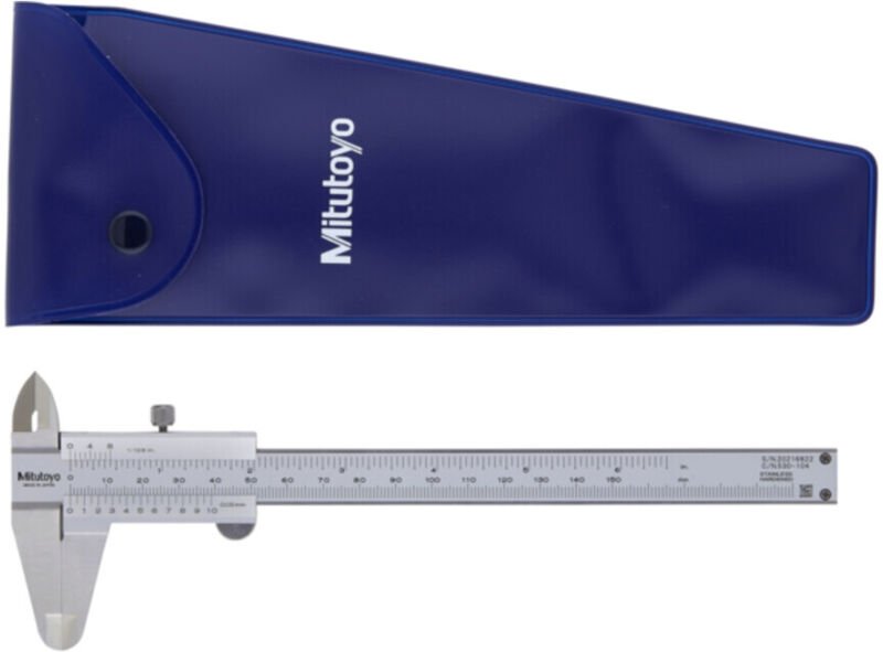 Mitutoyo - Nonius Messschieber 0-150mm/0-6', 0,05mm, Metrisch/Inch