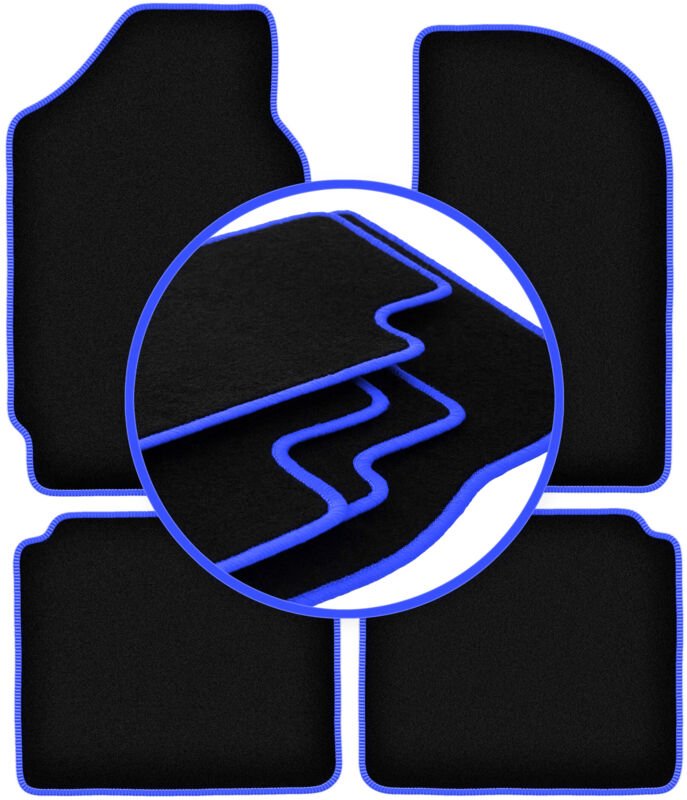 CARLUX-BLUE Autofußmatten für: Polski Fiat 125P Limousine (1967-1991)
