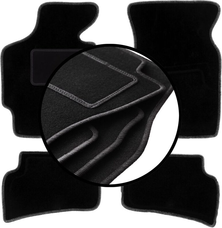 Kompletter Satz Veloursmatten für: Ford Probe MK1 Coupé (1988-1992)