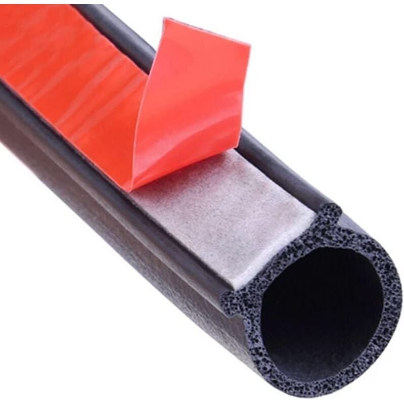 Thumbnail - Gabrielle - 4 Meter Autotürdichtungsstreifen Gummidichtung Weatherstrip Selbstklebende Türschutzleiste D-Form Wasserdich...