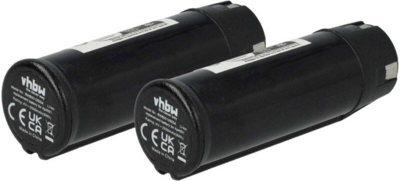 vhbw 2x Akku kompatibel mit Ryobi CSD42l, HP53LK, RGS410 Strauchschere, AP4700, AP4001, AP4302 Werkzeug (2000 mAh, Li-Io...