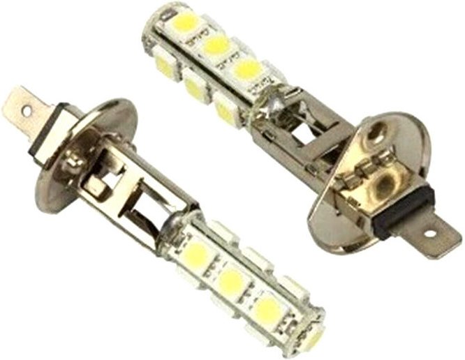 Aougo - 2 Stück Auto H1 13 smd 5050 led weiß Kopf Nebelscheinwerfer Scheinwerferlampe Glühbirne 12 v, Autoscheinwerfer L...