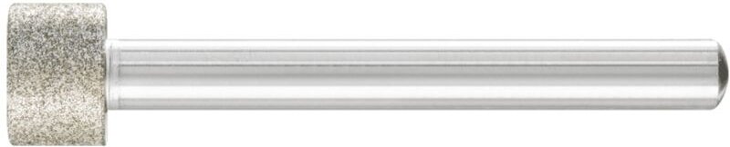 Pferd - Diamant-Schleifstift Zyl. Ø12 mm SchaftØ6 mm D181 (grob) zum Schleifen von Bohrungen/Radien