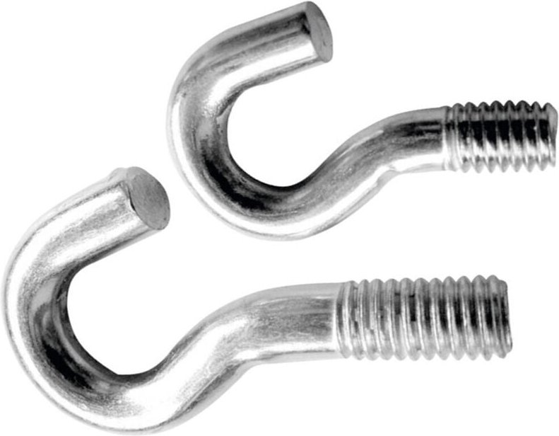 Hoffmann - Einschraubhaken-Set mit Außengewinde 10-teilig, Gewinde: M3 10 Stk