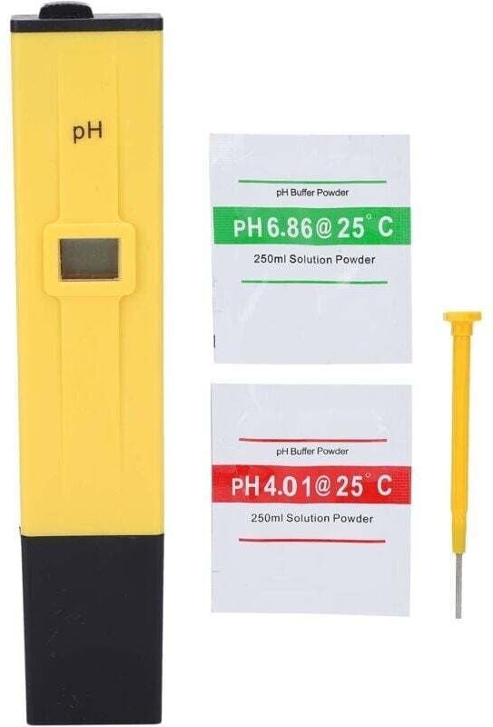 Ulisem PH-Meter-Tester, tragbarer digitaler PH-Teststift, 0–14 PH-Messbereich, Wasserqualitätstest für Hydrokulturpools