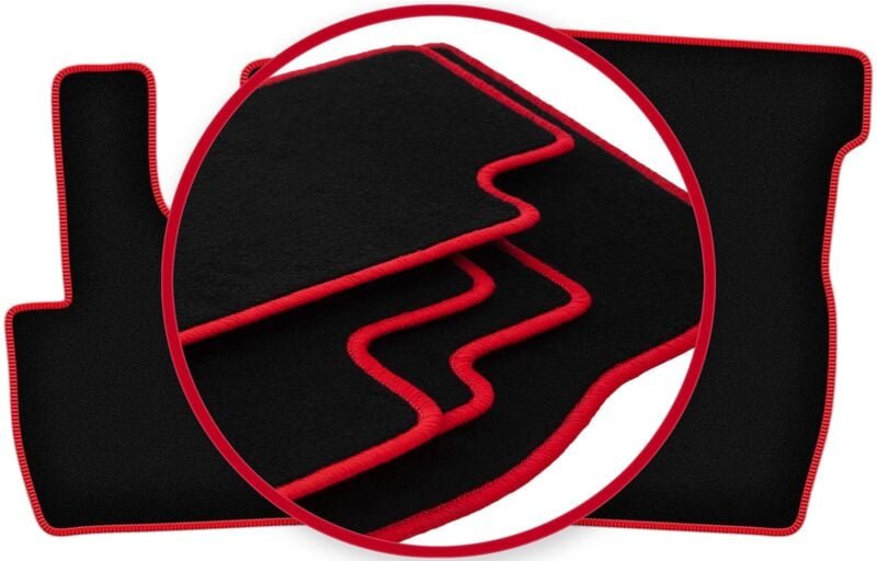 CARLUX-RED Autofußmatten für: DAF CF LKW (2014-)