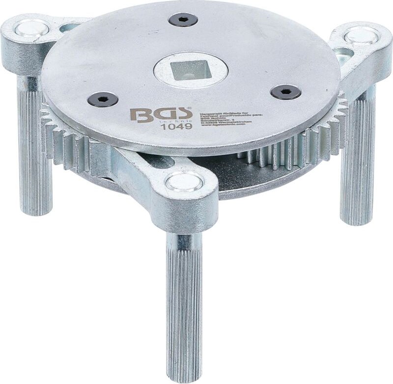 Bgs Technic - lfilterspinne, 3-armig für Ölfilter ø 115 - 160 mm