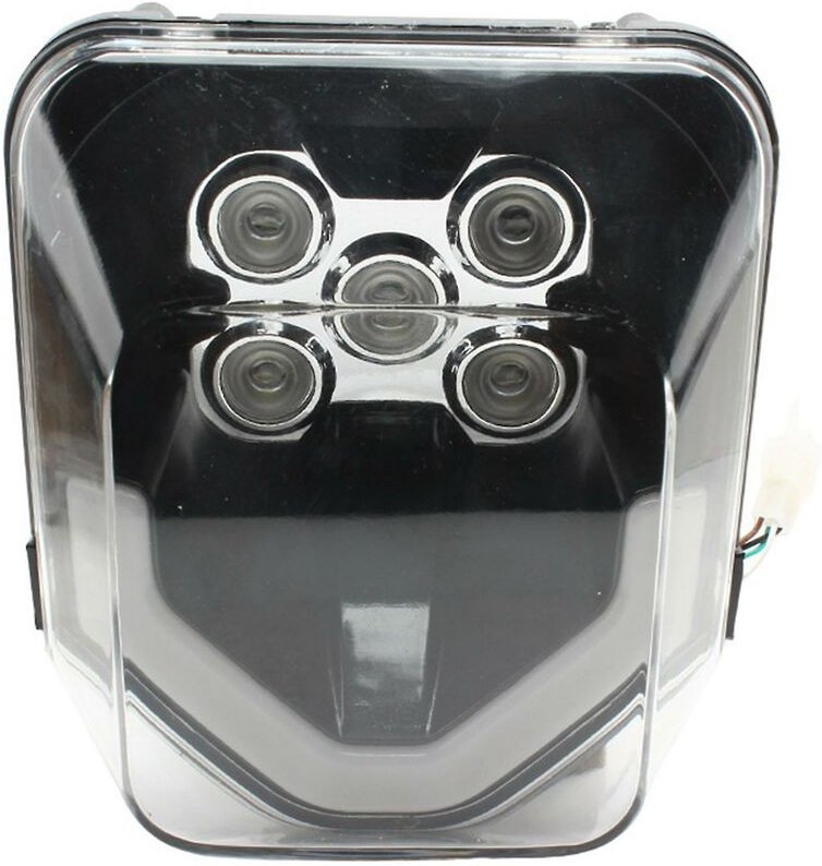 Woosien - Motorrad Led Scheinwerfer Kopf Licht Lampe Docht Für Fe Te Tc 125 250 300 350 450 501 701 250i 300i