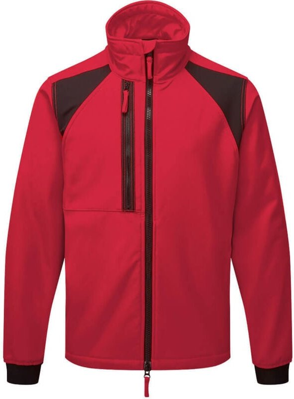 Thumbnail - Softshell-Jacke WX2 (2 Schichten) Dunkelrot M