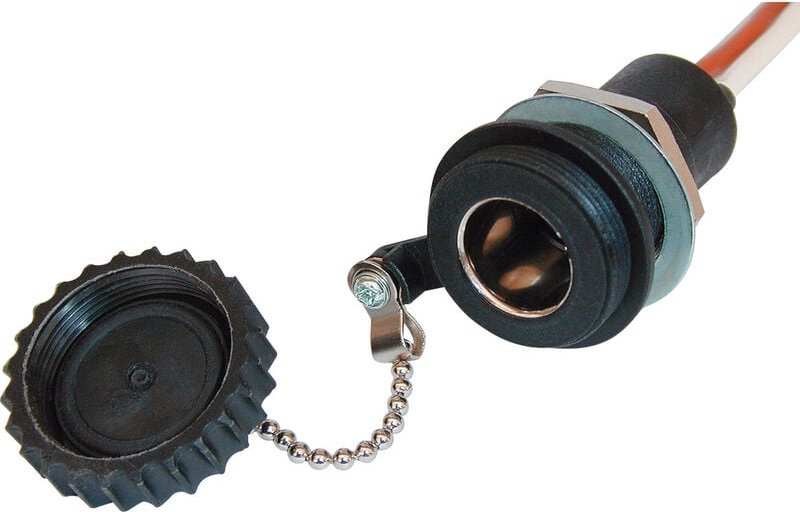 Procar - Wasserdichte Norm-Steckdose Belastbarkeit Strom max.=16 a Passend für (Details) Norm-Stecker