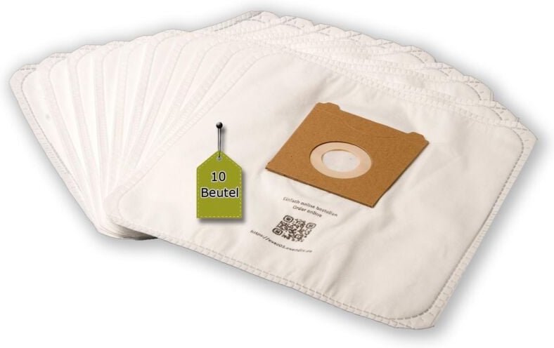 eVendix Staubsaugerbeutel eVac 03, 10 Stk + 1 Mikro-Filter ähnlich AMAZONBASICS S11