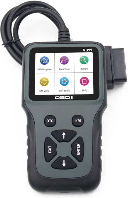 Thumbnail - Fitags - Universelles OBD2-Autodiagnosetool, unterstützt französisches OBDII-Automotor-Fehlercode-Lesegerät und -Entfern...