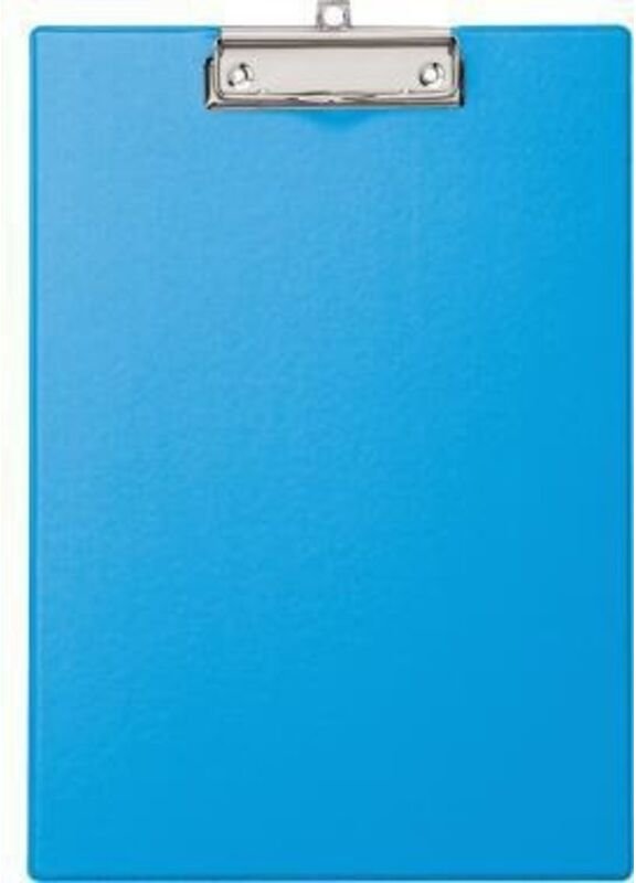 Maul - Klemmbrett 22,9 x 31,9 cm (b x h) din A4 Karton Material der Kaschierung außen: Polypropylen hellblau