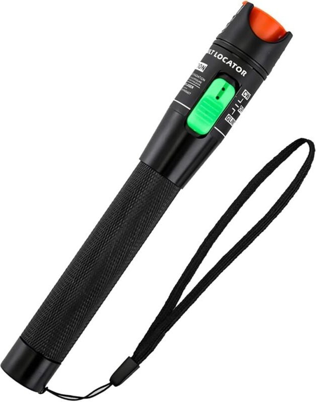 Memkey - 30 mw 30 km visueller Fehlerorter, Glasfaserkabeldetektor, Kabeltester mit 1,25 mm fc- oder 2,5 mm-Stecker für ...