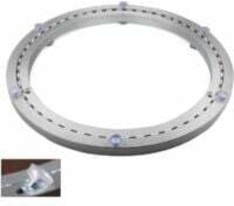 Drehtellerlager aus Metall, runder Drehfuß, 360° drehbar, einreihige Kugellager, für hohe Beanspruchung, ø35cm