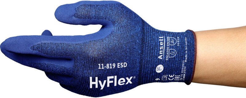 HyFlex 11819090 Arbeitshandschuh Größe (Handschuhe): 9 en 21420:2020 1 Paar - Ansell
