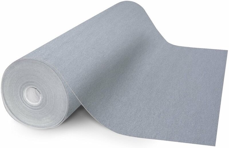 Nadelfilz-Teppich Malta Event-Teppich Grau 200 x 400 cm