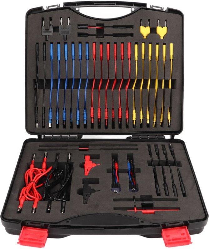 92-teiliges Multimeter-Messleitungs-Set, multifunktionales elektrisches Relais-Tester-Sonden-Set für 12 V-24 V-Fahrzeuge...