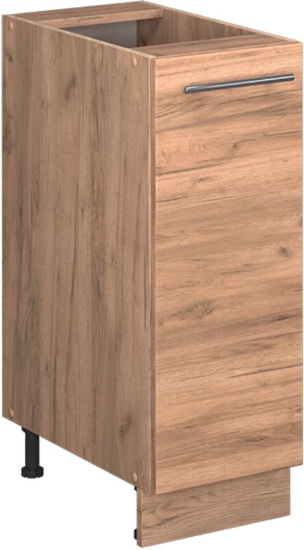 Apothekerschrank Fame-Line, Goldkraft Eiche, 30 cm ohne Arbeitsplatte, Vicco