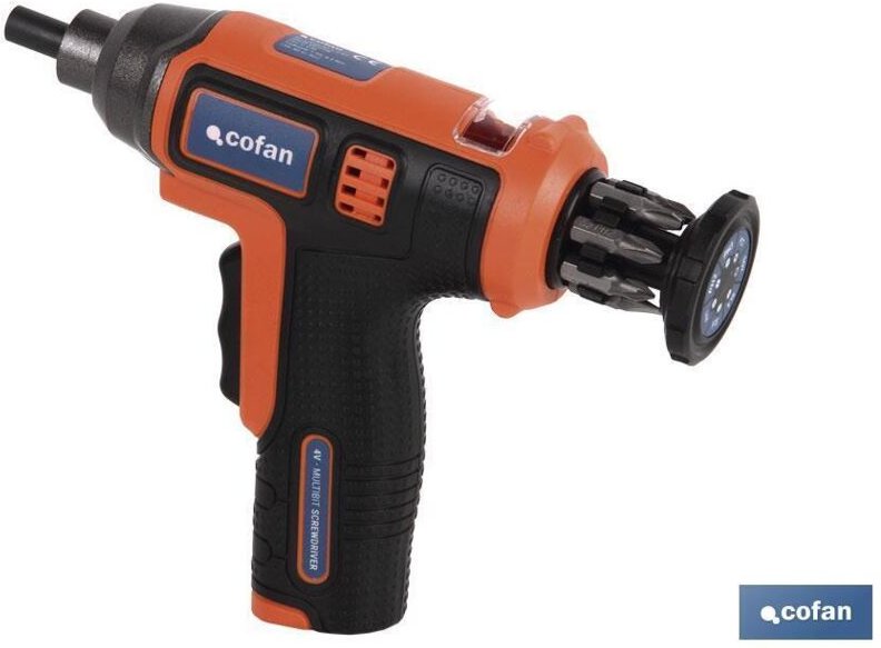 Elektroschrauber 4 v (Lit/Lon) 1,3 Ah Multi-Bit 8 in 1