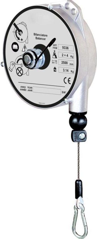 Planeta - Federzug Typ 9346 2-4 kg 2,5 m, schwere Ausführung