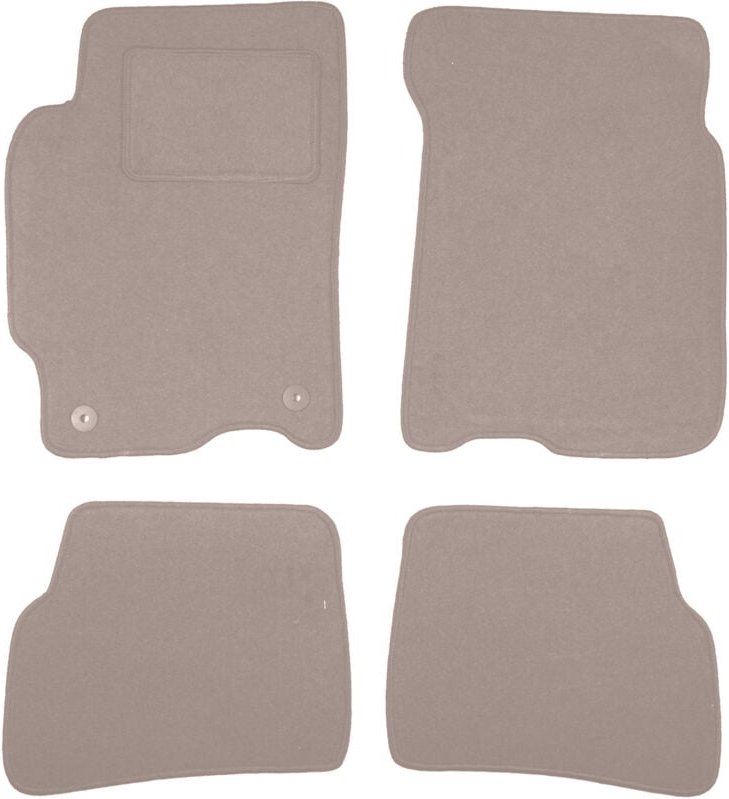 Beige Veloursmatten für: Mazda 626 V GF Kombi, Liftback, Limousine (1997-2002)