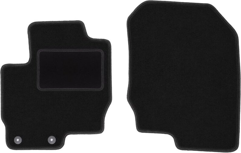 Vordere Matten schwarz für: Mitsubishi Colt VII Fließheck (2008-2012)