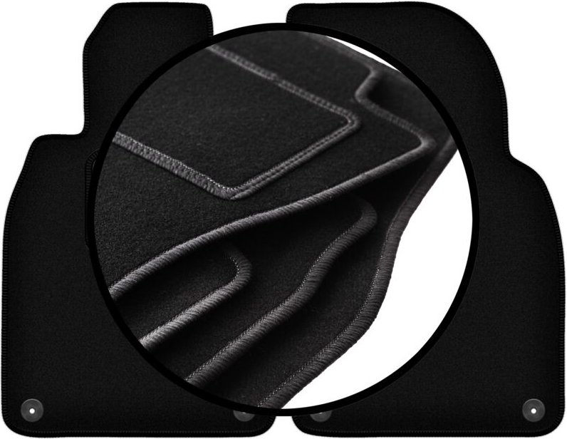 Komplettset Veloursmatten für: Porsche Cayman 982 Roadster (2016-)