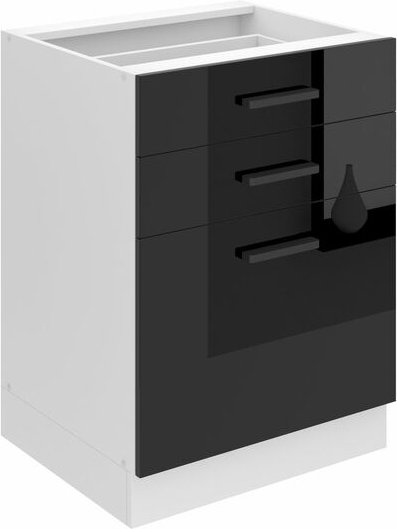 Unterschrank Küche, Küchenunterschrank 60 cm Breite. sdsz Küchenunterschrank ohne Arbeitsplatte. Küchenschrank mit Schub...