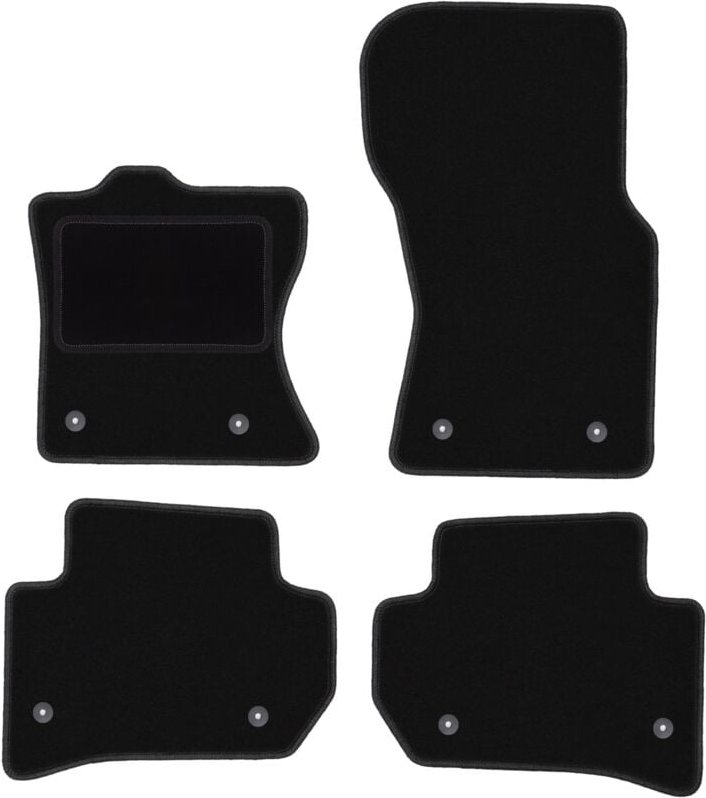 Schwarze Velours-Fußmatten für: Jaguar F-Peace SUV (2016-)