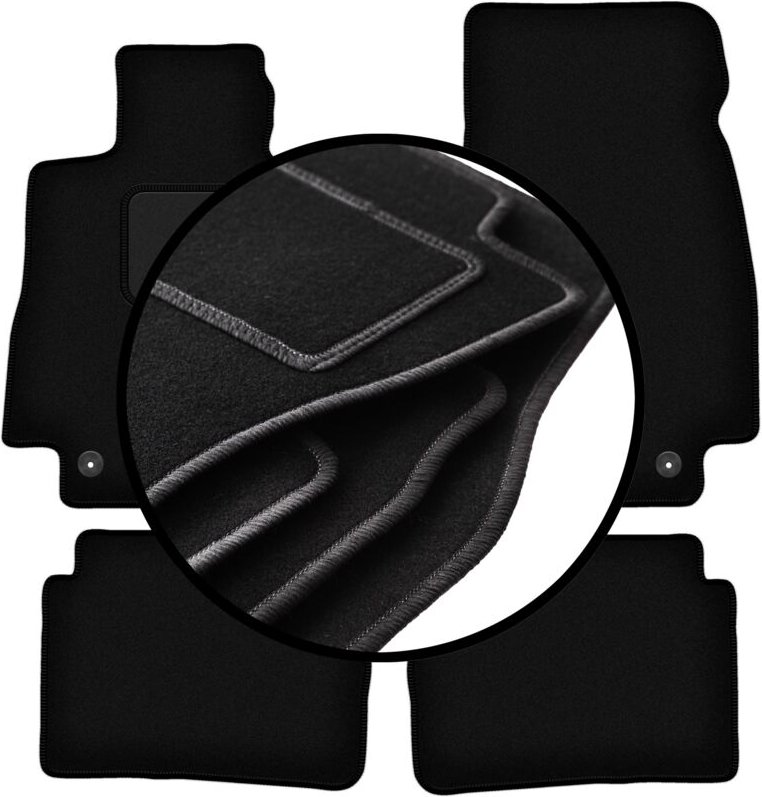Komplettset Veloursmatten für: Mercedes CLS C257 Limousine (2018-)