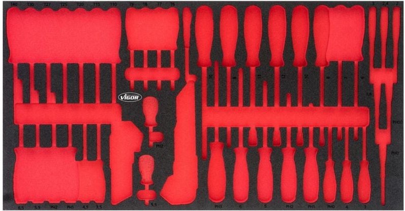 Weichschaum-Einlage, leer, Art.Nr. V5170-L - Vigor