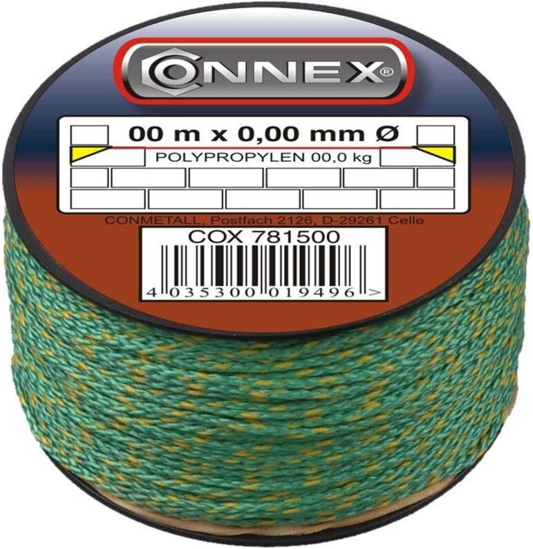 Maurerschnur 100 m ø 1 mm grün Maurerwerkzeug