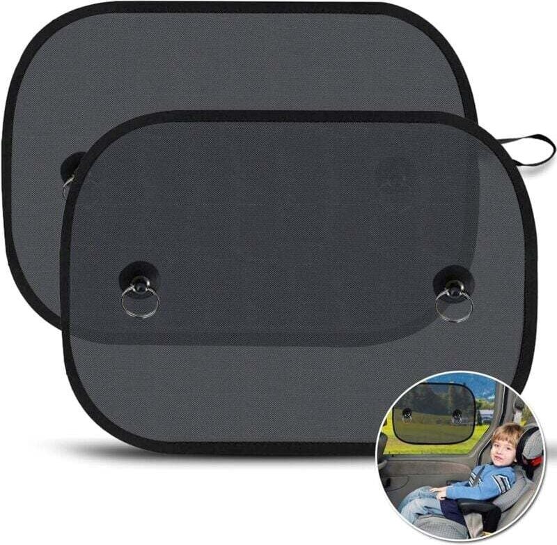 Baby-Auto-Sonnenschutz, Autofenster-Sonnenschutz für Kinder, Auto-Sonnenschutz für Seitenfenster vor schädlichen UV-Stra...