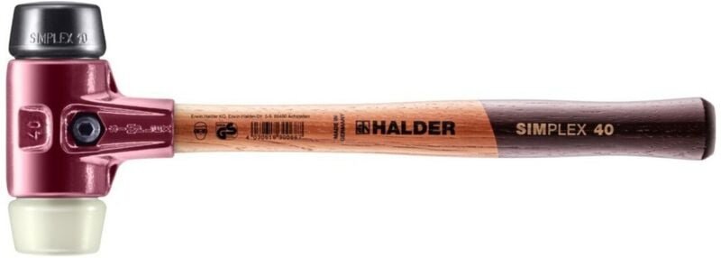 Thumbnail - Erwin Halder Kg - Halder simplex 3028.040 Schonhammer ergonomischer Griff, hart, mittelhart 650 g 325 mm 1 St.