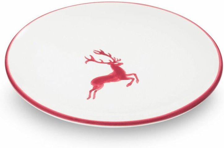 Thumbnail - Gmundner Keramik - Bordeauxroter. Hirsch, Unterteller Cup (ø 15cm)