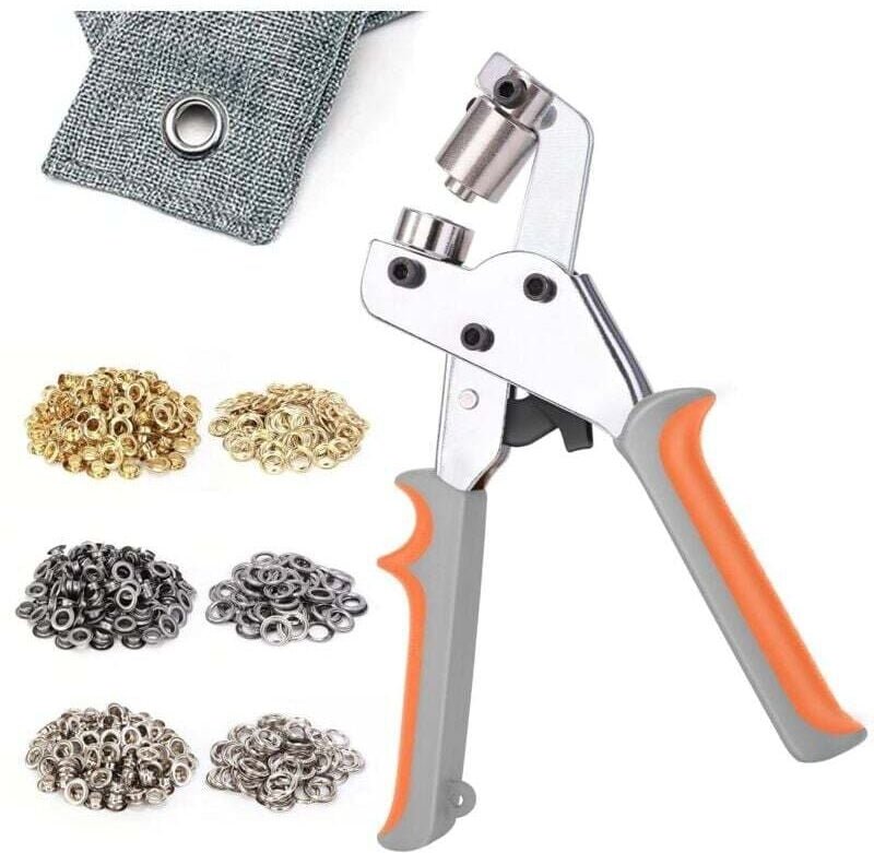 Ulisem 10,5 mm orangefarbene Handösenzange mit goldener Schlaufe, 300 Sets (Flugzeugbox)